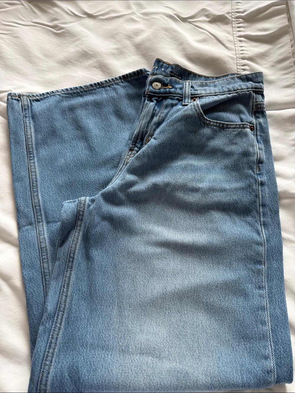 Old Navy Mid-Rise Baggy Wide-Leg Jeans - Blue